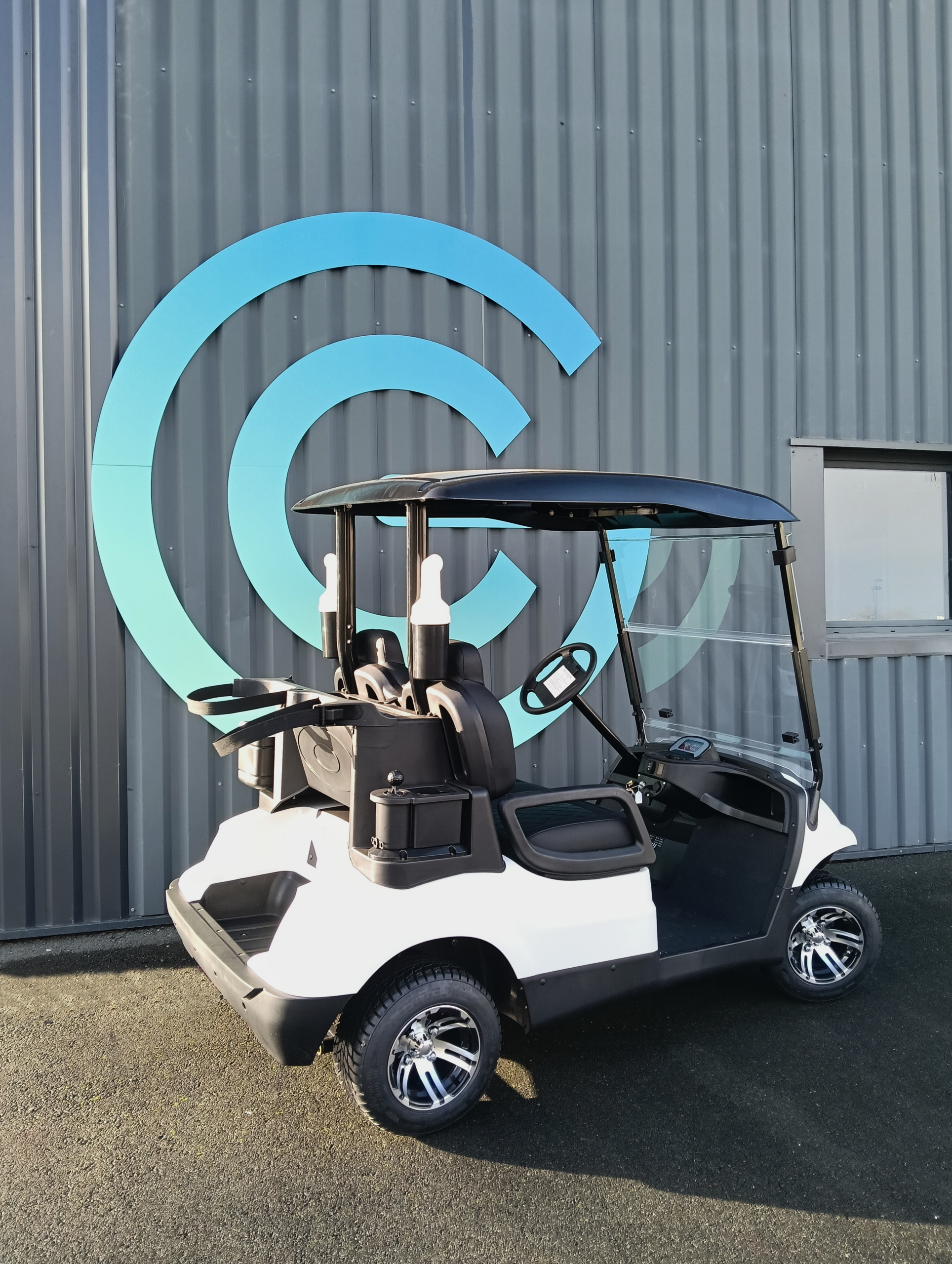 ZELEC GC-A2 Electric Golf Cart, 2 Seats, Lithium, Premium Golf Kit – view 2