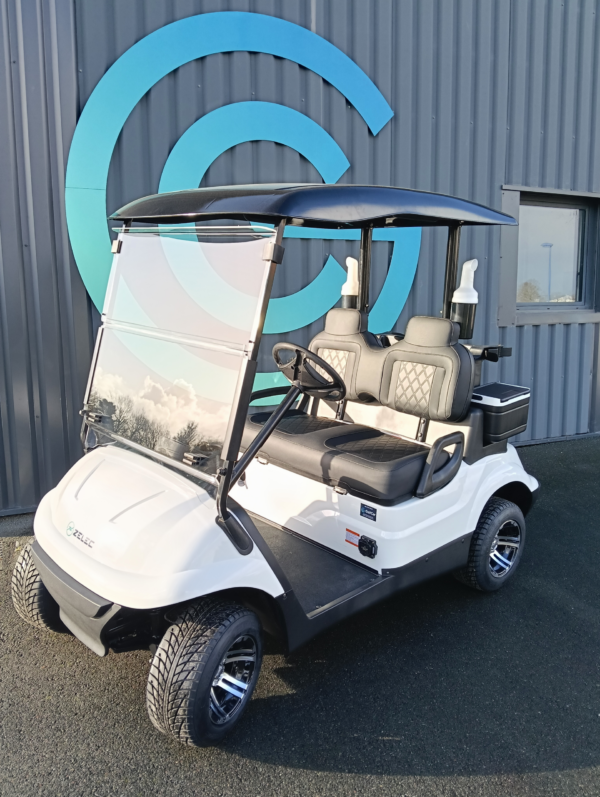 ZELEC GC-A2 Electric Golf Cart, 2 Seats, Lithium, Premium Golf Kit