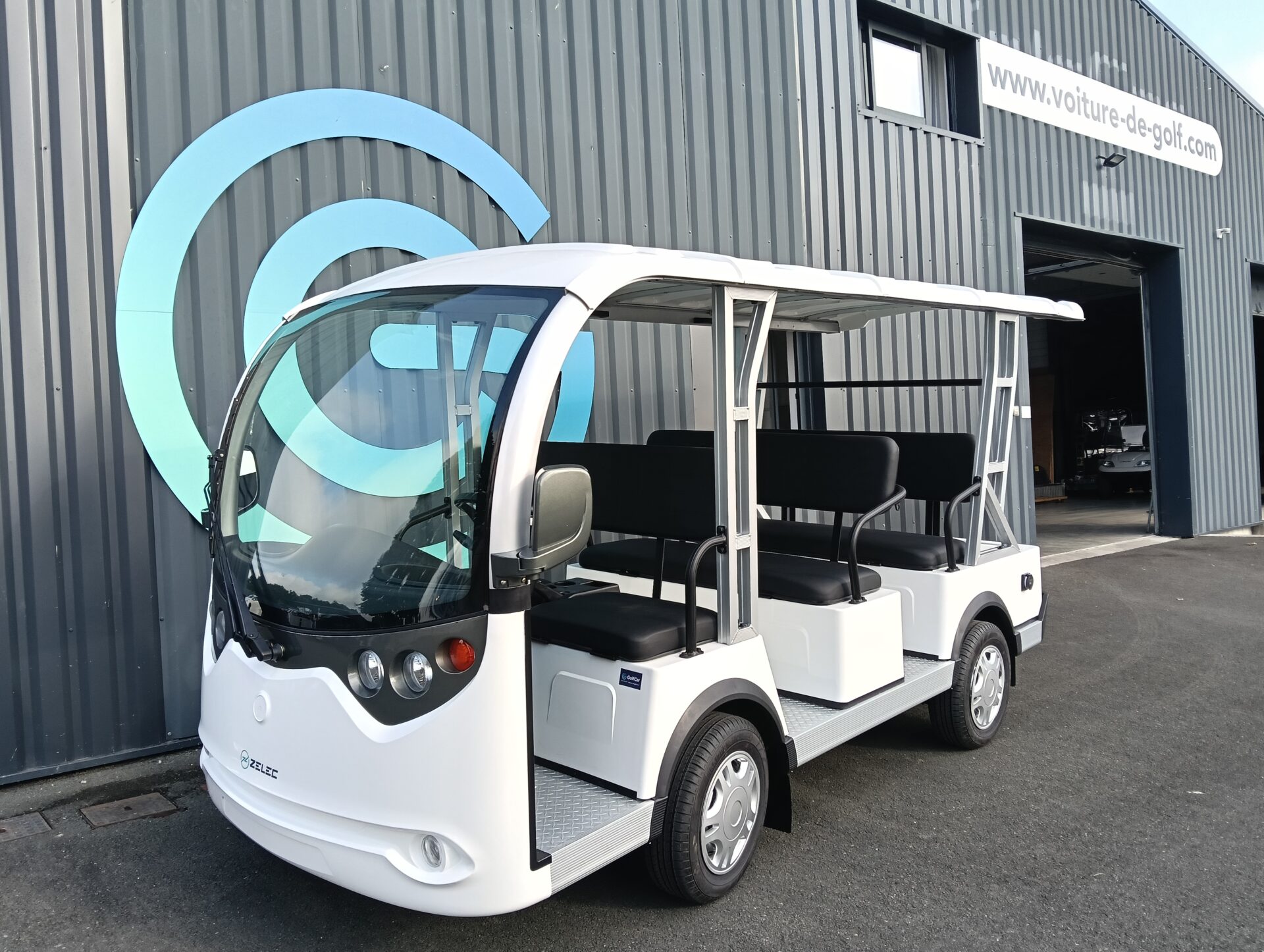 ZELEC GC-S8 Electric Shuttle, 8 Seats, 72V, 50-Mile Range