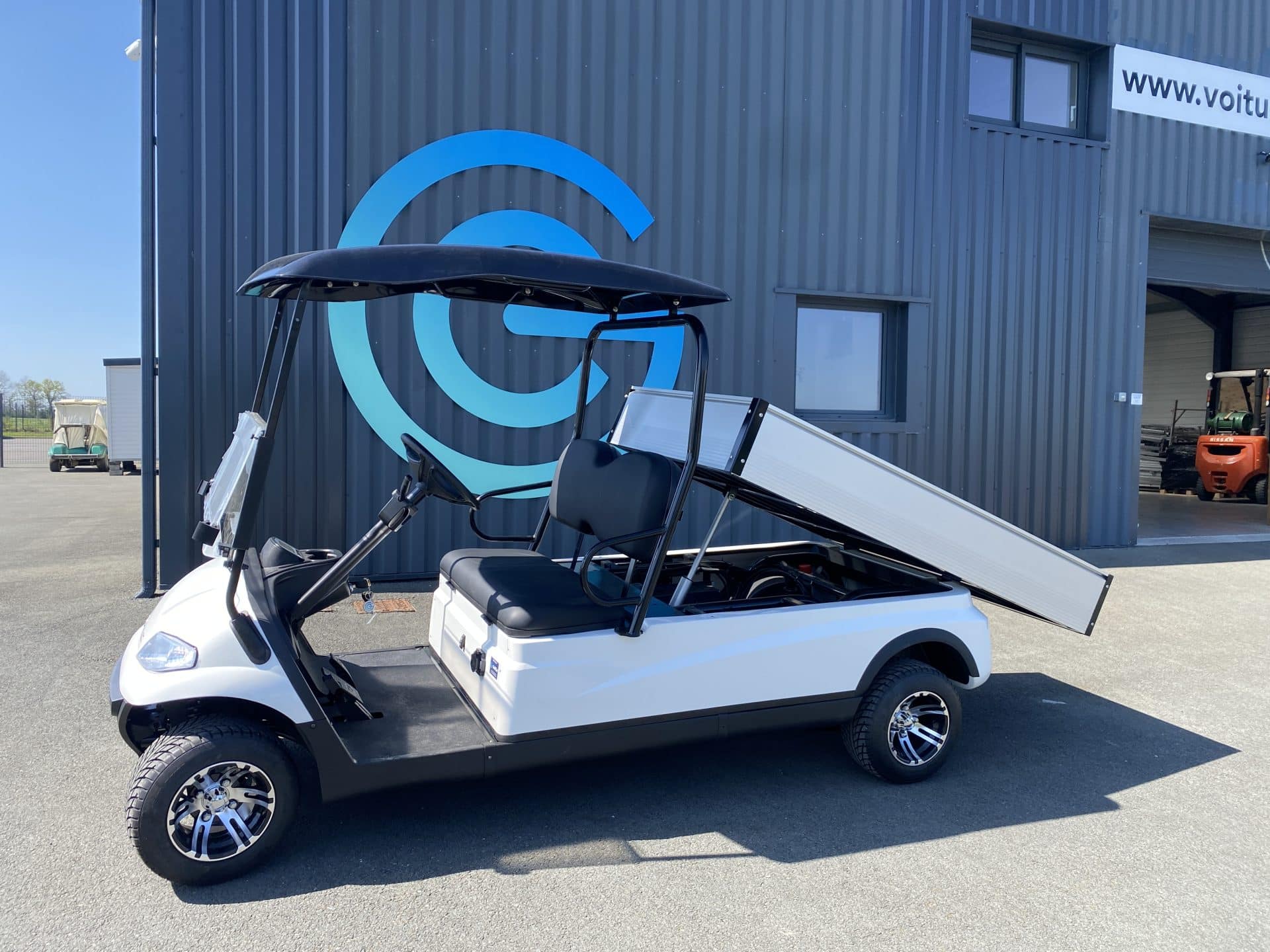 ZELEC GC-A2BL Electric Utility Cart, 2 Seats, XL Dump Bed – view 7