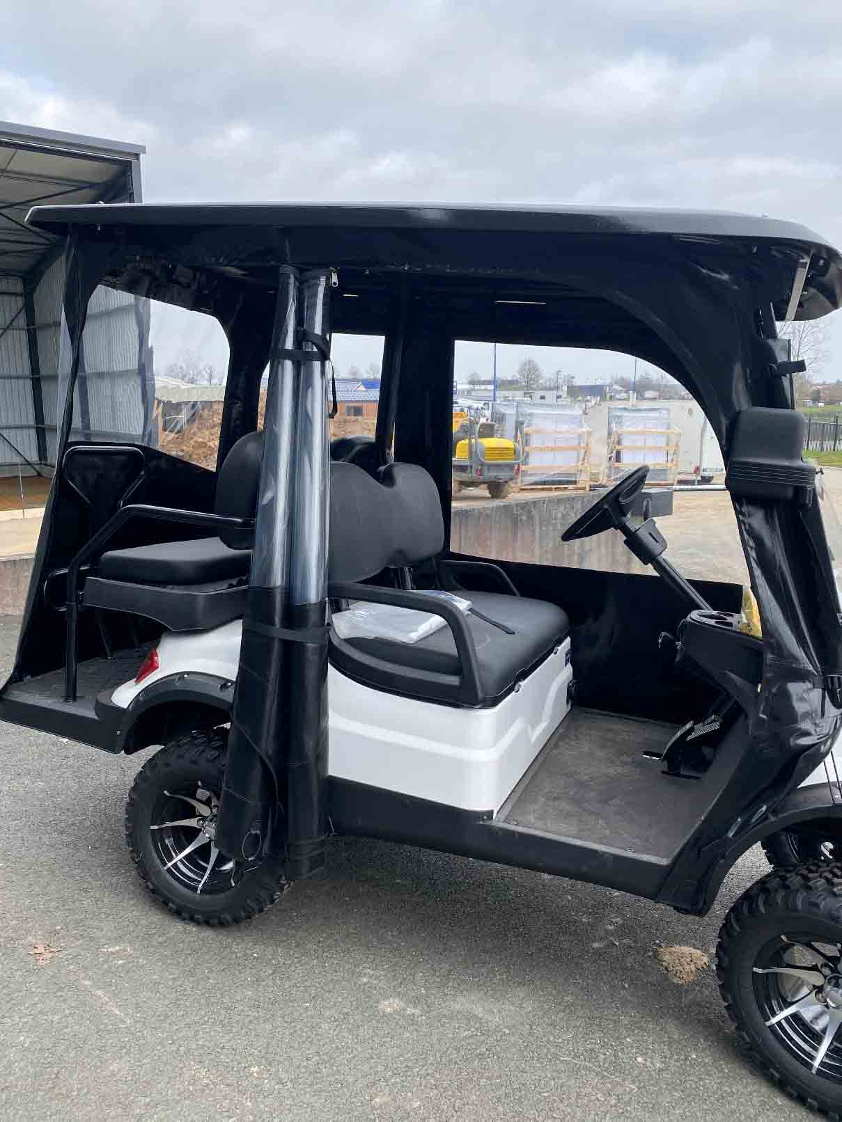 Soft Rain Enclosure for ZELEC 2, 4 and 6-Seat Golf Carts – view 5