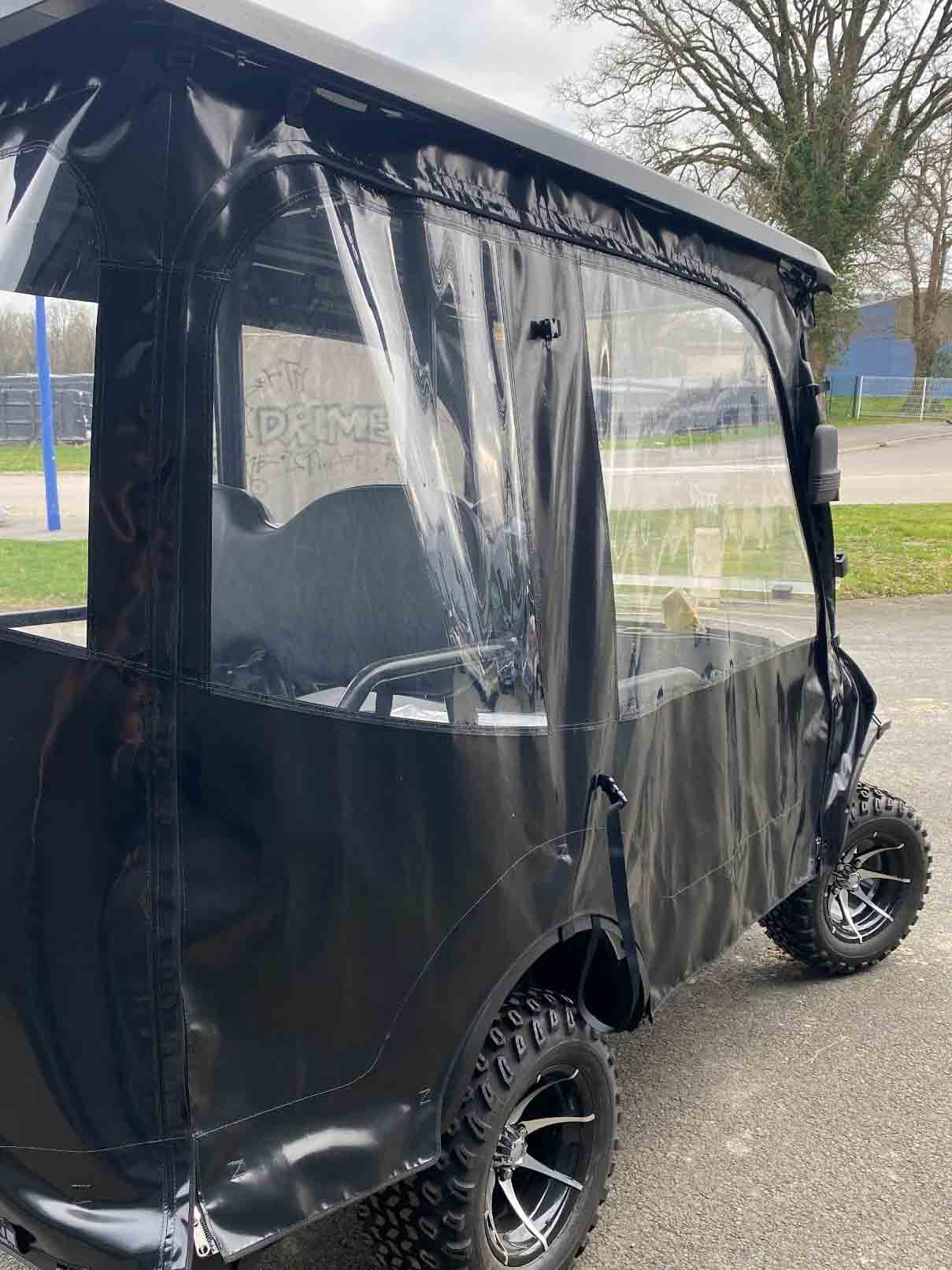 Soft Rain Enclosure for ZELEC 2, 4 and 6-Seat Golf Carts – view 6