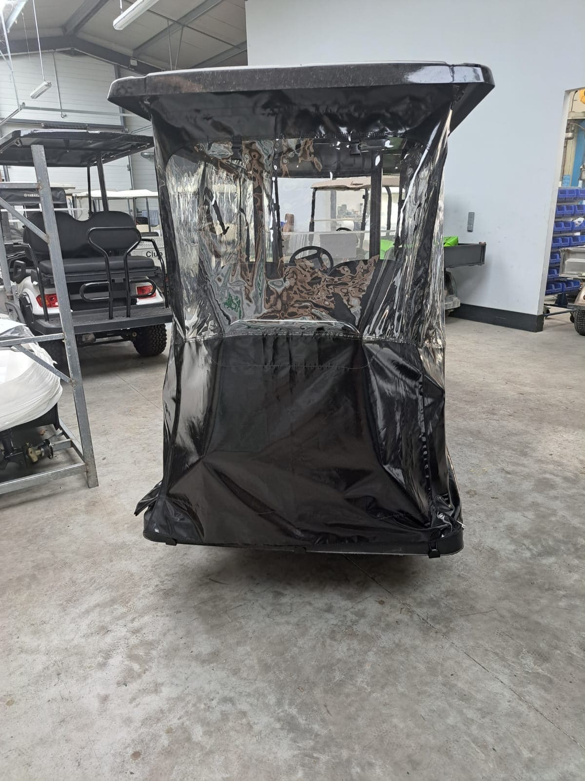 Soft Rain Enclosure for ZELEC 2, 4 and 6-Seat Golf Carts – view 12