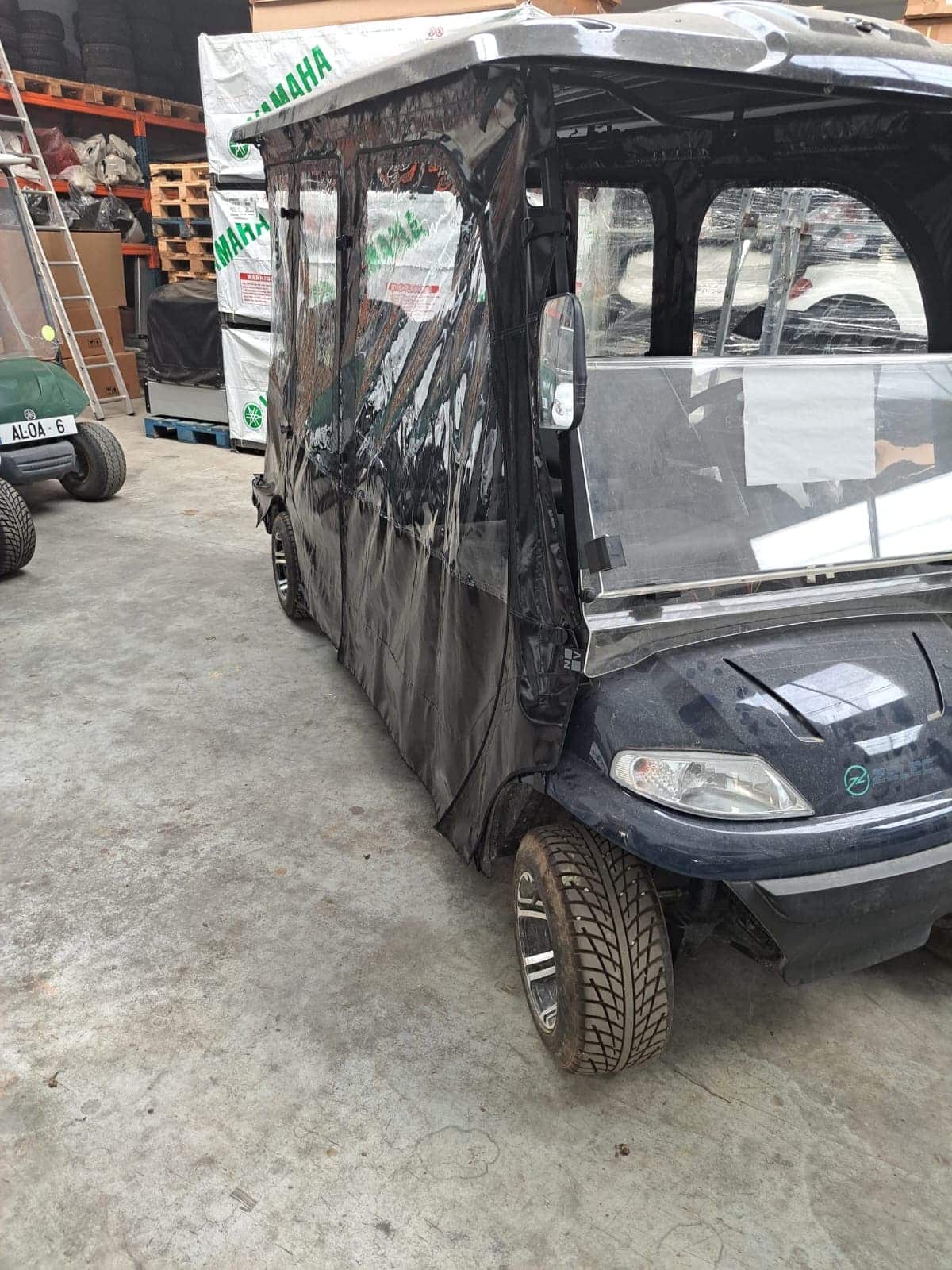 Soft Rain Enclosure for ZELEC 2, 4 and 6-Seat Golf Carts – view 11