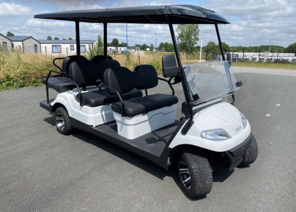 ZELEC GC-A4+2 Electric Cart, 6 Seats, Lithium Battery