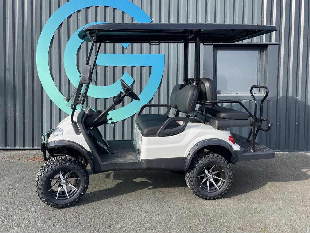 ZELEC GC-B2+2 Lifted Electric Cart, 4 Seats, Flip Rear Seat – view 3