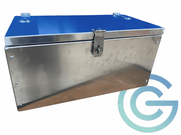 Waterproof Aluminum Toolbox for Golf Cart Cargo Beds, 23.6 x 11.8 x 11.8 in