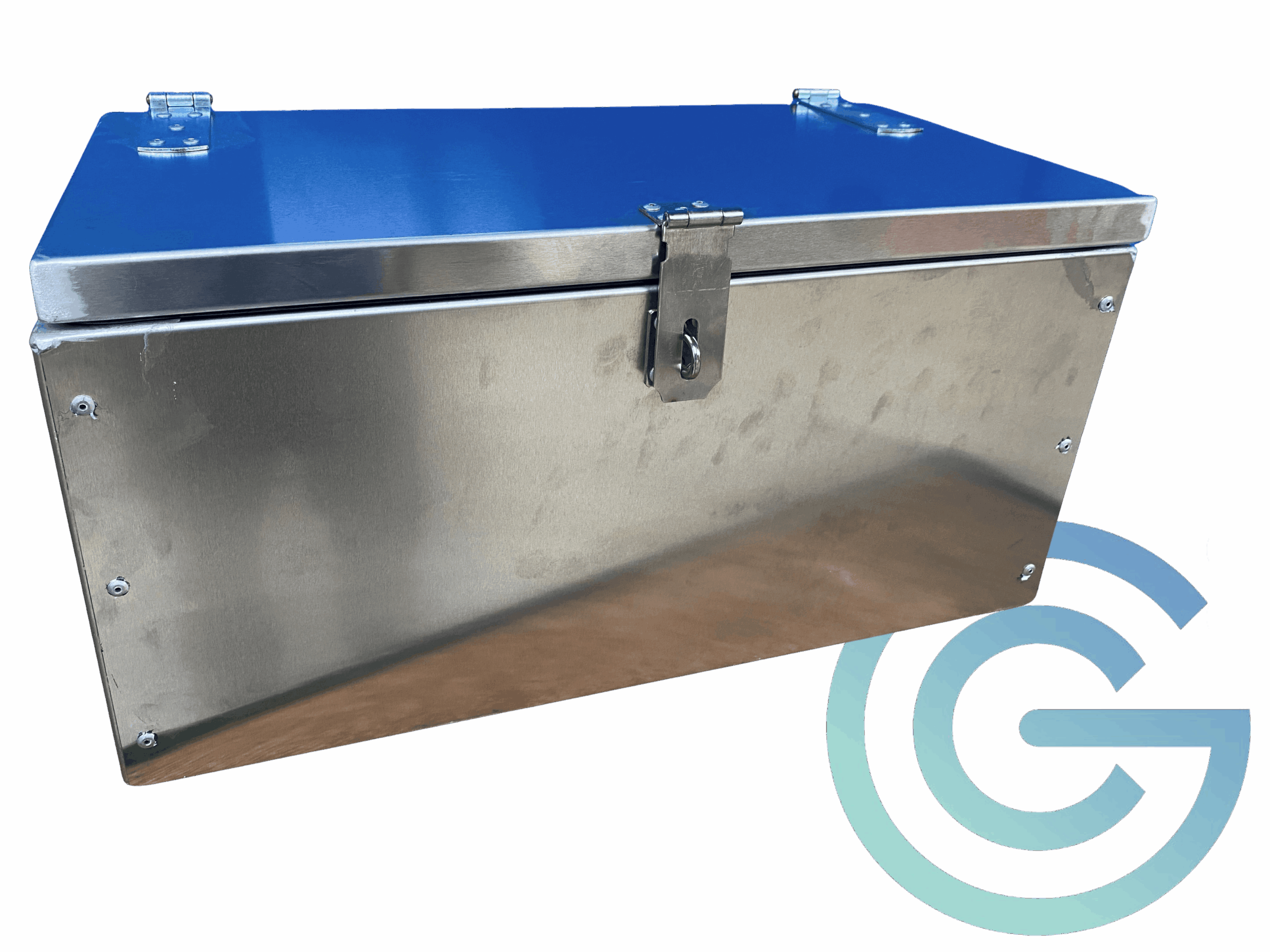 Waterproof Aluminum Toolbox for Golf Cart Cargo Beds, 23.6 x 11.8 x 11.8 in