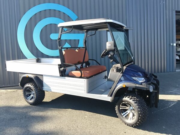 ZELEC GC-B2BL SL Electric Utility Cart, 2 Seats, Lifted, Long Bed (EU Road-Homologated)